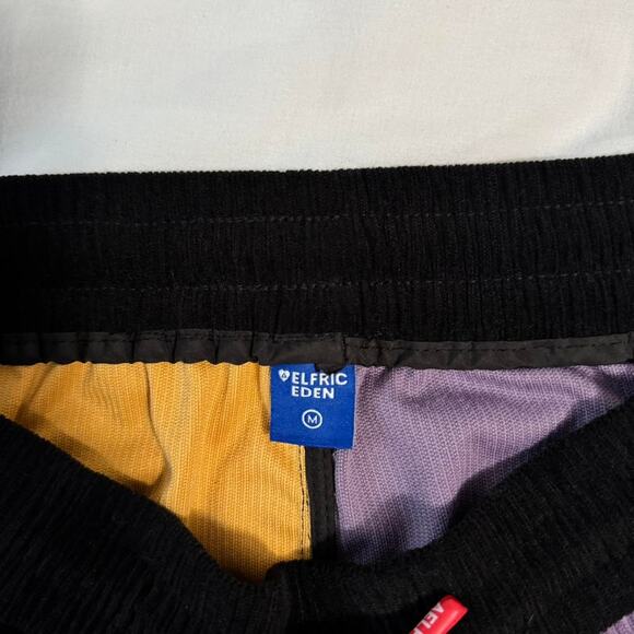 aelfric eden patchwork corduroy jogger pants colorblock streetwear medium - Picture 5 of 6